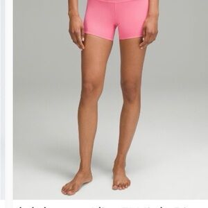 Lululemon Athletica Pink Bike Shorts